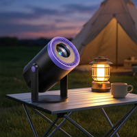 Projecteur LED intelligent portable JUNUO Turn1, mini projecteur 4K Android 14, 200 lumens ANSI, courte portée, pour cinéma maison et usage professionnel