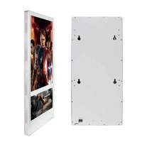 Reproductor de Publicidad LCD de Pared de 18.5+10.1 Pulgadas y 4G, Nuevo Diseño de Pantalla Dual para Reproductor de Video en Ascensores