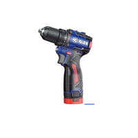 Perceuse-visseuse sans fil 16V, mandrin sans clé 10mm, couple max 35N/m, embrayage 20+1, batterie Li-ion 2.0Ah pour bois, métal, carrelage