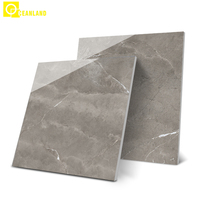Usine chinoise vente en gros projet d'appartement villa d'hôtel surface en marbre gris carreau de porcelaine en céramique polie 600x600
