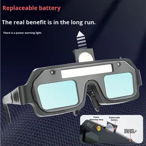 自動アンチグレアアンチアイPCフレーム調光溶接ゴーグル交換可能バッテリー特別保護メガネ - Product Image 3