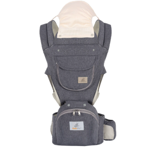 JXB Grand porte-bébé en coton à la mode doux et respirant avec fonction mains libres et de stockage Style simple Durable - Product Image 1