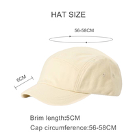 Casquette de baseball sportive personnalisée 2026 avec logo, dos incurvé, en coton non structuré, 5 panneaux, style papa, réglable pour femmes et hommes