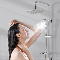 Ensemble de pommeau de douche et poignée de douche noir mat coloré de qualité parfaite