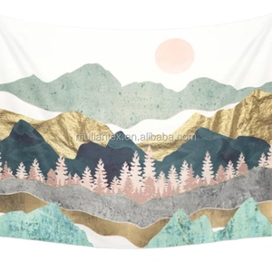 <span class=keywords><strong>Tapisserie</strong></span> de conception personnalisée pour la décoration de la maison de Noël <span class=keywords><strong>Tapisserie</strong></span> murale en polyester - Product Image 4