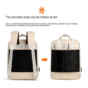 Mochila de Viaje Personalizada para Mujer, Mochila Escolar Universitaria de 15.6 Pulgadas con Puerto de Carga USB, Resistente al Agua, Informal - Product Image 6