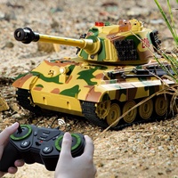 6610A 1/16 Ferngesteuerter Kampfpanzer 2,4G Metall USB-Kabel Multifunktionale Simulations-Soundeffekte RC Auto Spielzeug