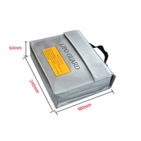 Sac de sécurité ignifuge pour batterie Lipo RC Protection de charge Sac de protection anti-déflagrant 240X180X64MM