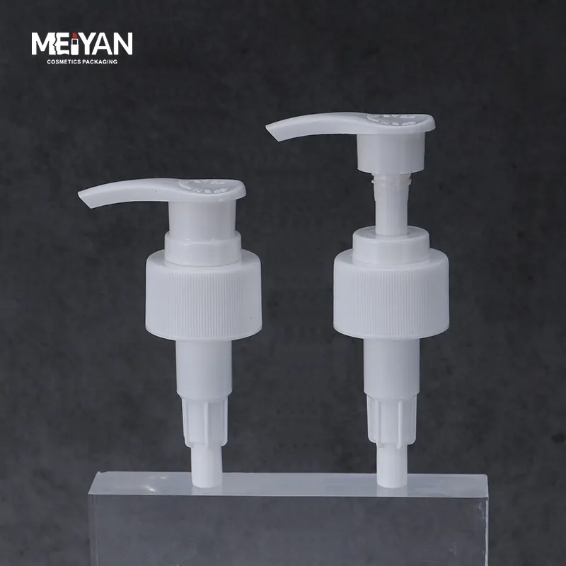 MYPACK Großhandel 24 28mm weiße Shampoo Conditioner Hands eife und Lotion Spender pumpe