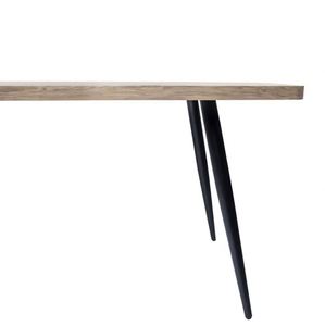 Mesa de Comedor Rectangular de Estilo Industrial Moderno, Patas de Hierro, Tablero de MDF, 4 Plazas, Muebles para Cocina, Hotel, Hogar, Oficina, Sala de Estar - Product Image 5