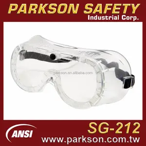 Parkson แว่นตานิรภัยสำหรับแลป, แว่นตา Z87.1แอนซี่กันไอน้ำป้องกันการกระแทกกรอบพีวีซีนุ่มป้องกันรอยขีดข่วนเลนส์ป้องกันรอยขีดข่วน - Product Image 2