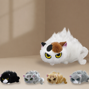 Giocattoli Autentici Giapponesi, Figurina Mini P2 del Gatto Aggressivo Quallia, Giocattolo da Collezione Kawaii, Decorazione da Scrivania Gashapon - Product Image 1