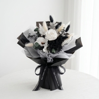 Bouquet de roses éternelles personnalisé fait main, luxe léger, pour cadeau de remise de diplôme, fleurs éternelles en gros