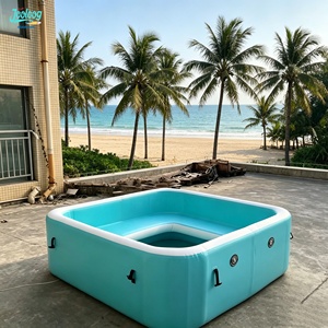 Piscine <span class=keywords><strong>gonflable</strong></span> personnalisée en Drop Stitch, résistante aux UV, étanche, pliable, facile à ranger, pour usage domestique - Product Image 1