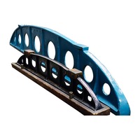 Presisi tinggi besi cor 500x40mm Bridge-Style meratakan tepi lurus alat pengukuran & pengukur baru