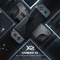 Vente en gros X2 BT Stretch Manette de jeu mobile Manette de jeu sans fil pour Android et IOS