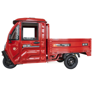 Tricycle électrique pour adultes pour le transport <span class=keywords><strong>de</strong></span> marchandises, 3 roues, carrosserie ouverte, capacité <span class=keywords><strong>de</strong></span> charge <span class=keywords><strong>de</strong></span> 400 kg et vitesse <span class=keywords><strong>de</strong></span> 30-50 km/h - Product Image 5