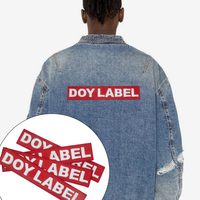 Vêtements Broderie Badges Manteaux En Gros Conception Patchs Personnalisés Avec Logo De Marque 3D