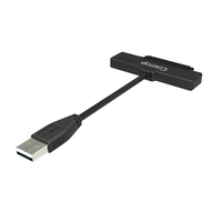 Sarung adaptor, USB 2.0/3.0 SATA 2.5 inci SSD/HDD kabel plastik Hard Drive eksternal USB SATA Hard Drive adaptor