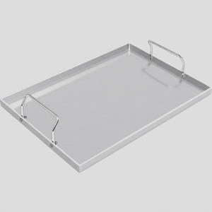 Modern Polished Rectangle Metal Serving <b>Tray</b> Stainless Steel Hotel Restaurant <b>Buffet</b> Catering Food Presentation Commercial Table - Product Image 6