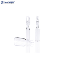 Alphalwsci — mini bouteilles en verre, avec polyressort, 2ml, 9 à 0.3 hplc, micro-insertion, 2 ml-n2002, 425 ml, 6x29mm