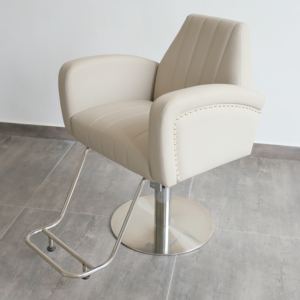 Güzellik berber antika <span class=keywords><strong>Salon</strong></span> ekipmanları ve mobilya saç tüm amaçlı sandalyeler Metal berber dükkanı tarzı sandalye - Product Image 4