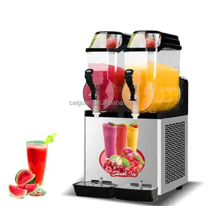 Mesin es krim Mini mesin lumpur tangki ganda penjualan baik mesin Margarita komersial