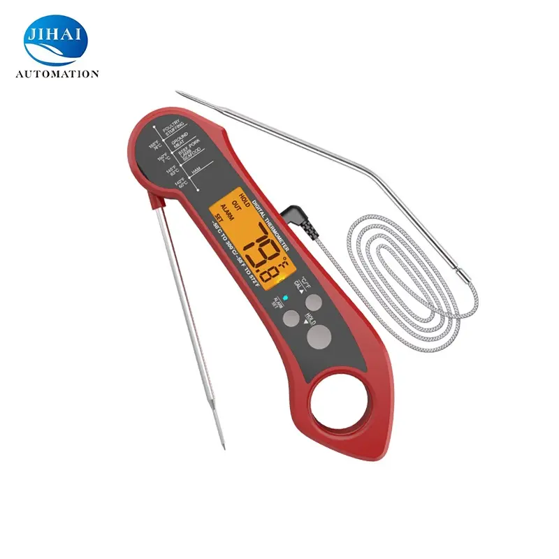 Meat Wireless Food Thermometers Stainless Steel Long Probe Kitchen Thermometers