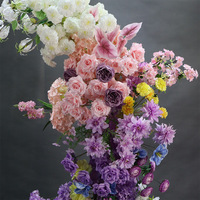 Décoration de mariage : Arche florale Monet pour porte, ornements de scène d'auditorium, arche de fleurs d'extérieur, arche de chemin de cérémonie