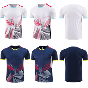 Tontons Usine Personnalisé En Gros Hommes Dry Fit Badminton T-Shirt National Sport Équipe Uniforme Jersey Conception Personnalisable - Product Image 1