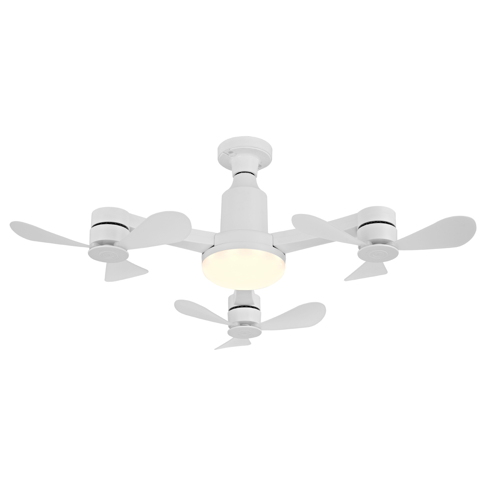 Modern LED Ceiling Fan Light with Remote Ceiling Lamp With Silent Fan Hotel Bedroom Living Room