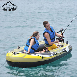 Ensemble de bateau <span class=keywords><strong>gonflable</strong></span> en PVC avec pompe à air et pagaie pour la pêche loisirs Portable loisirs eau Sport bateau de pêche - Product Image 2