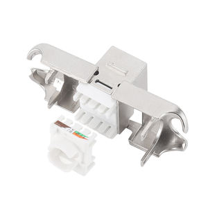 Nouvelle conception de prises Keystone sans outil blindées STP <span class=keywords><strong>Cat</strong></span>.<span class=keywords><strong>6A</strong></span> Cat6, module de prise Keystone sans outil, PoE++ - Product Image 3