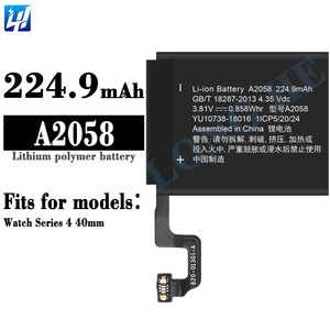 <span class=keywords><strong>Batteria</strong></span> ricaricabile OEM di alta qualità per <span class=keywords><strong>batteria</strong></span> di ricambio Appl serie 4 40mm 44mm A2058 A2059 - Product Image 3