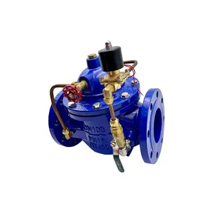 newest design variable air volume control electric butterfly dn200 dn250 dn315 pressure reducing valve sct101