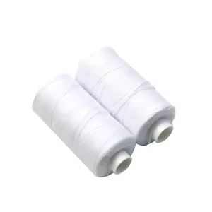 Topkwaliteit 2 Stuks 550 Meter Machine Borduurgaren Witte Hand Quilten Naaien Polyester Draad Stuurwiel Benodigdheden