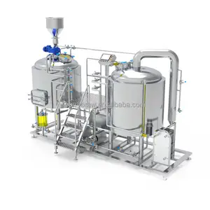 500l 2-vessel Commercial Beer Brewery Equipment Beer Brewing Equipment Brewhouse Craft Beer Making Machine