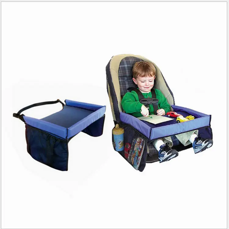 Plateaux pliable pour enfants Table à dessin pour enfants Snack stockage organisateur siège de voiture plateau de voyage pour enfants