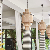Lampe suspendue vintage en corde de chanvre Design naturel Lustre rétro Loft Lampe de décoration de la maison E27 Lampe suspendue de salle à manger