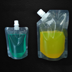 Bolsa Reutilizable Portátil para Envasado de Jugos, Transparente, con Boquilla y Grifo - Product Image 3