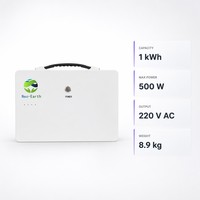 Station d'alimentation portable XDQ Pioneer1-500 1kWh 314Ah LiFePO4, générateur solaire 500W MPPT pour camping en plein air, camping-car, OEM disponible
