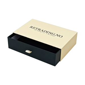 Caja de Regalo de Lujo Personalizable con Cajón Deslizable de Papel Rígido, con Materiales Reciclados, Relieve y Forro de Esponja - Product Image 3