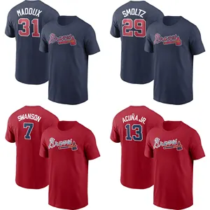 American Baseball Apparel Summer Men's Comfortable T-shirt Quick Shipping Baseball Warriors T-shirt Size S-XXXL