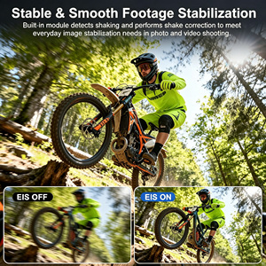 Caméra <span class=keywords><strong>d</strong></span>'action 5K M90TR 60fps Écran tactile 2,2'' + écran IPS 1,3'' Stabilisation électronique 6 axes WiFi Vidéo verticale à distance 9:16 Pré-enregistrement - Product Image 5