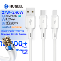 Câble USB-C 100W, câble USB-C 5A PD, charge super rapide, câble de données USB2.0 en silicone, 1M 2M pour téléphones, tablettes, ordinateurs portables, kit de charge