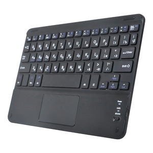 คีย์บอร์ดไร้สาย TASSO รุ่นรัสเซีย พร้อมทัชแพด สำหรับไอแพด แท็บเล็ต สำหรับซัมซุง คีย์บอร์ดพกพาไร้สาย - Product Image 2