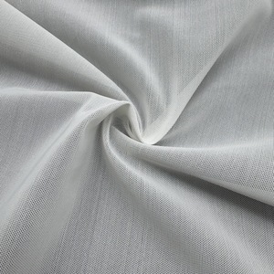 85% Polyester 15% Spandex 205GSM blanc puissance maille tissu haute élasticité respirant vêtements de sport pour femmes jouet Sexy robe serrée - Product Image 2