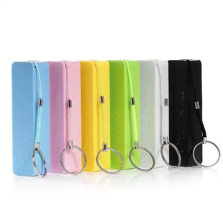 Trending Product New Mini Rechargeable Power Bank OEM LOGO Portable Type C Keychain Charger Fast Charging For New Year Gift