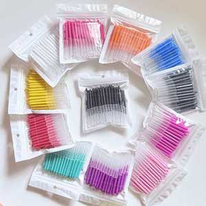 Microcepillos Desechables de Mango Largo para Cuidado Dental de Precisión y Aplicación de Extensiones de Pestañas ISO - Product Image 2