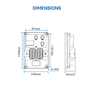 Contrôleur de robot mobile différentiel KCONBOT MRC3100 AMR avec navigation laser SLAM, lecture de codes QR, protection IP65 et détection d'obstacles, compatible AGV - Product Image 2